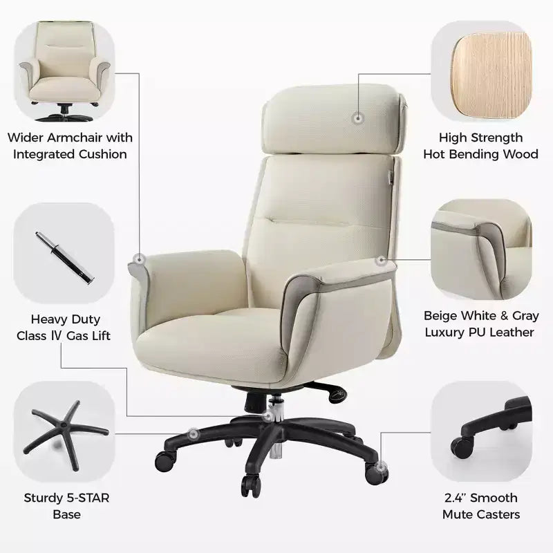 Microfiber Leather Executive Office Chair