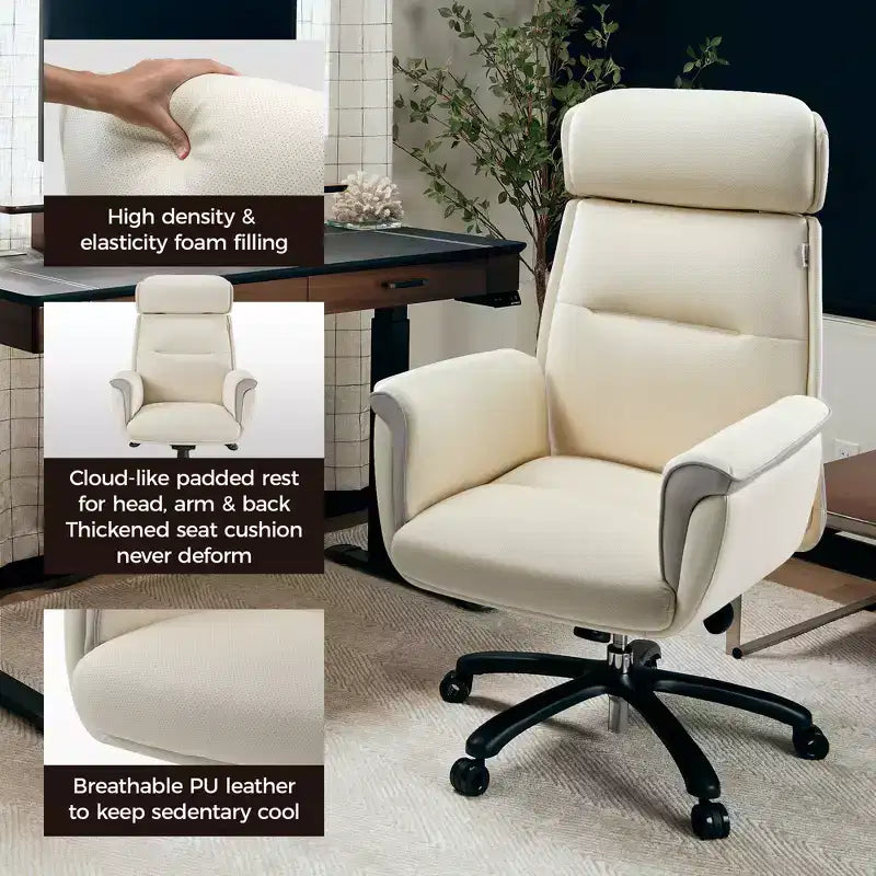 Microfiber Leather Executive Office Chair