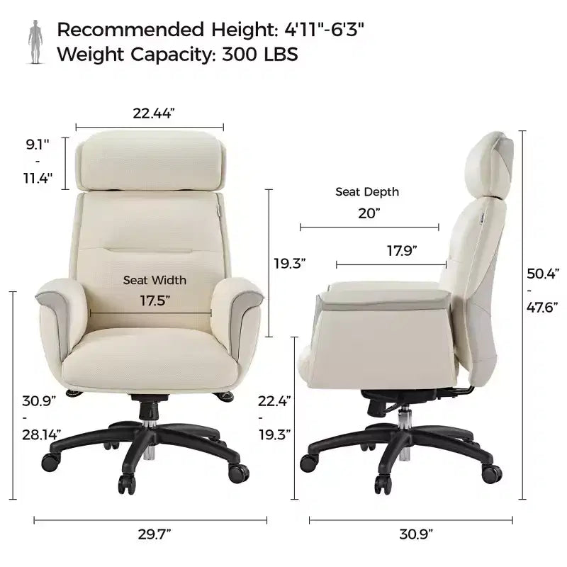 Microfiber Leather Executive Office Chair