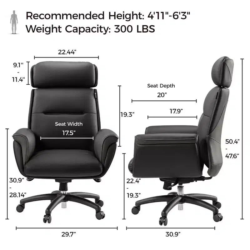 Microfiber Leather Executive Office Chair