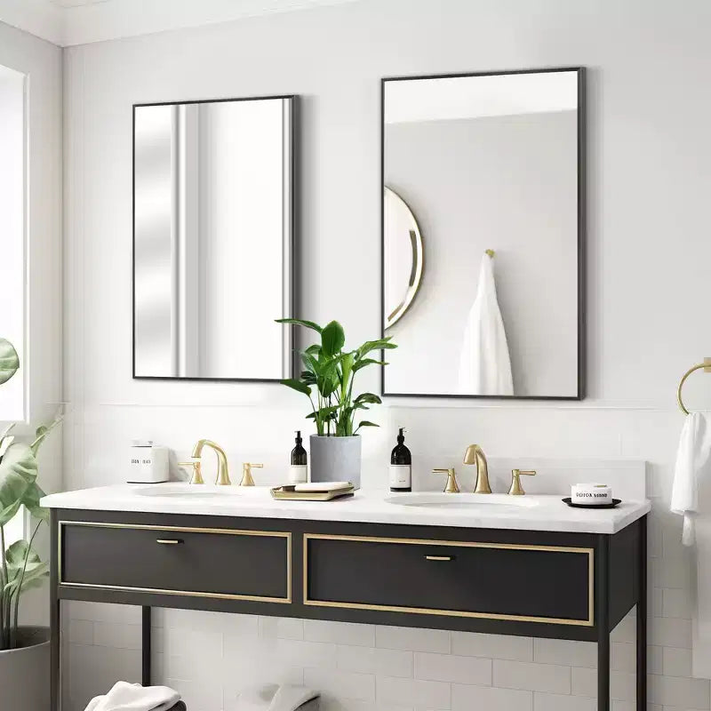 Aluminum Fine Edge Wall Mirror