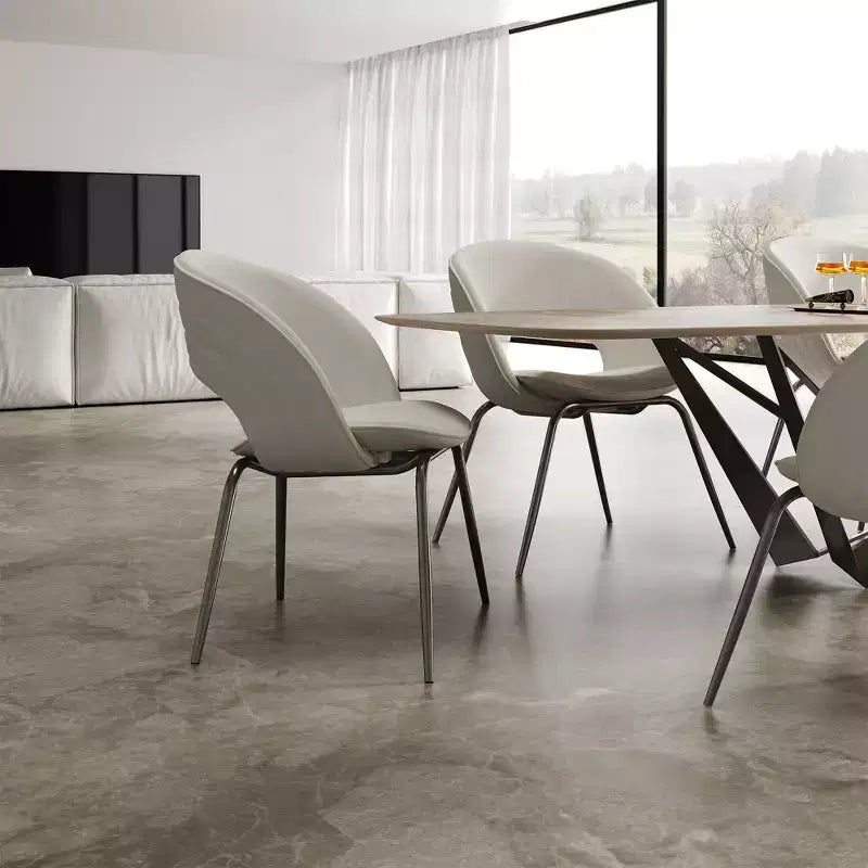 Velvet Dining Chair 1 PC, Off-White