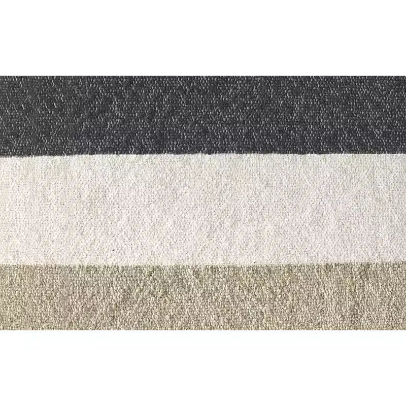 Pouf boho largo 18 inch in tessuto acrilico, già assemblato