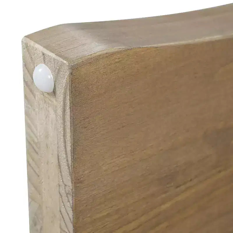 Farmhouse Pine Dining Bench with Flared Leg Design